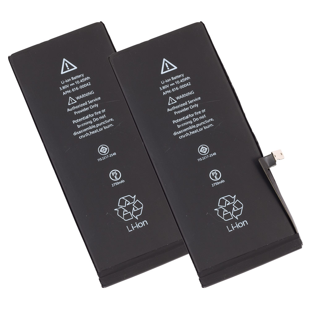 2-pk Replacement Battery for iPhone 6s Plus + APN 616-00042 Li-Ion